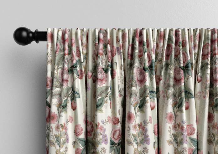 Adelaide, Winnies Bloom Buttermilk - Made to Measure Curtains - Image 9